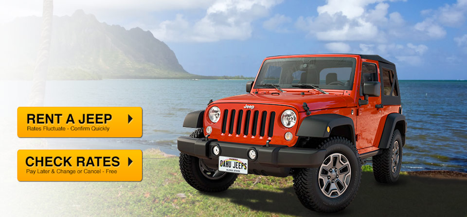 Oahu Jeeps - Cheap Honolulu Wrangler Rental